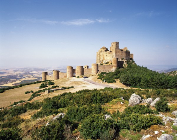 Loarre Castle, a fortress built by King Sancho Ramirez, 11th century.