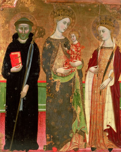 Virgin and Child, Saint Benedict and Saint Olive.