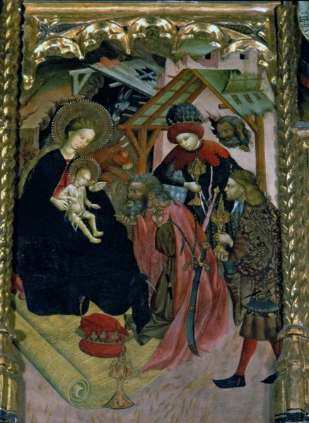 'Epiphany', table of the altarpiece of the Virgin of the Scale, documented work between 1437 and?