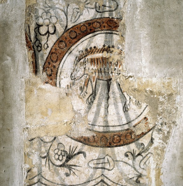 Painting from San Quirze Pedret (Barcelona).
