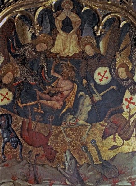 'The rebellion of the Angels', table of the altarpiece of Saint Michael, in the church of Santa ?