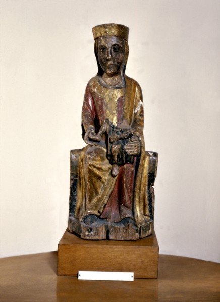 Virgin and Child, polychromed sculpture.