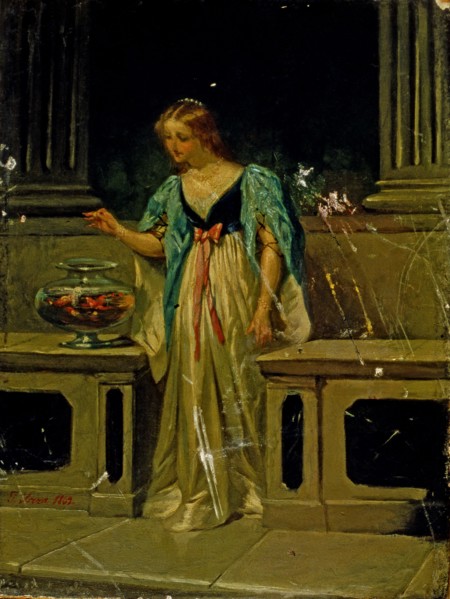 'Woman', 1869, by Josep Serra Porson.