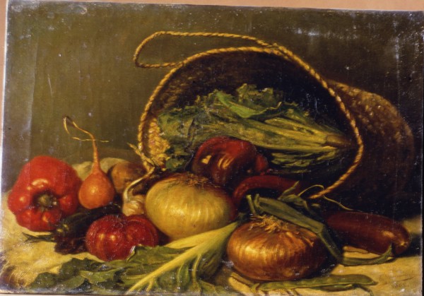 'Still life', 1862 by Gaietà Benavent.