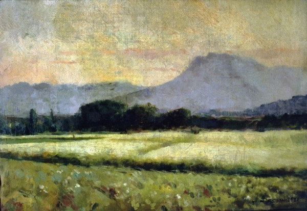 Landscape', 1889, by Josep Berga.