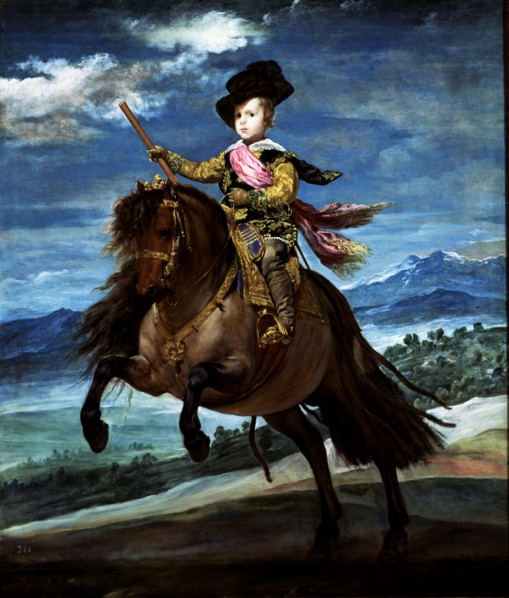 'Prince Baltasar Carlos on horseback' by Diego Velazquez.