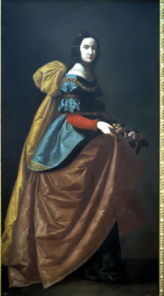 'Saint Elizabeth of Portugal', oil painting by Zurbarán.