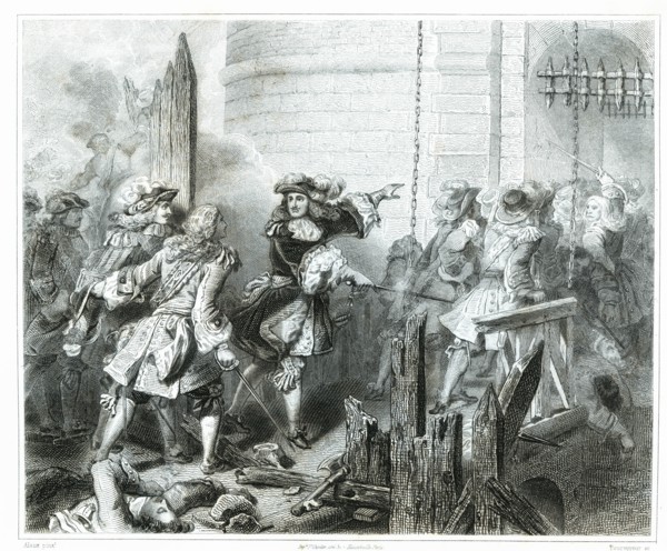 Taking to the assault of Valenciennes by King Louis XIV on March 16, 1677 during the Franco-Dutch?