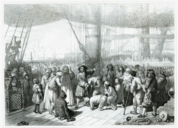 Bombardment of Algiers by the French fleet commanded by Abraham Duquesne (1610-1688) on 27 June 1?