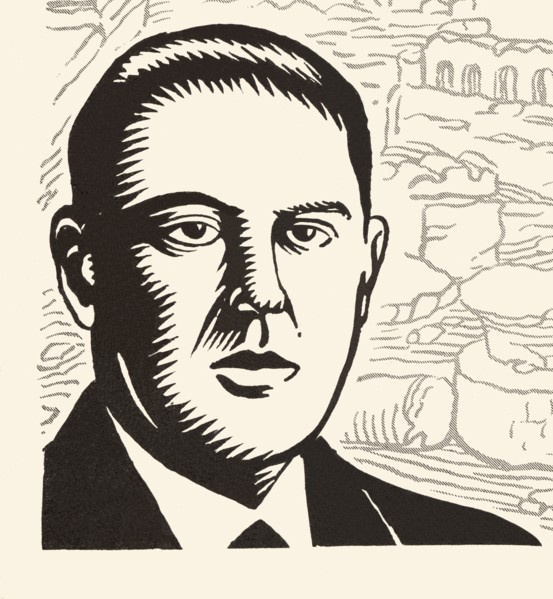 Pere Bosch Gimpera (1891-1974). Catalan historian and archaeologist. Drawing, 1934.