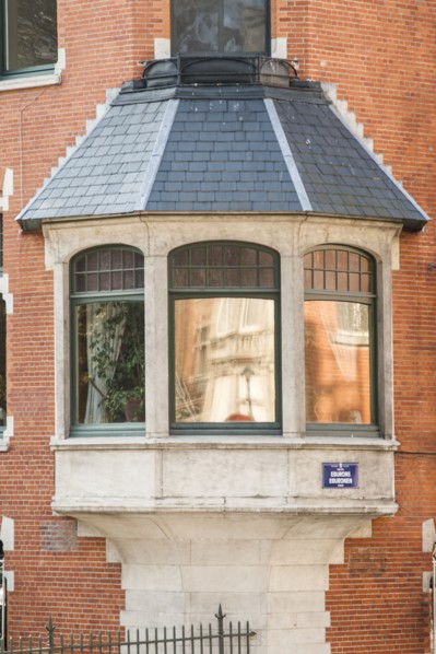 House of the Quakers, 50 Sq. Ambiorix, Brussels, Belgium, (1899), c2014-2017. Artist: Alan John Ainsworth.