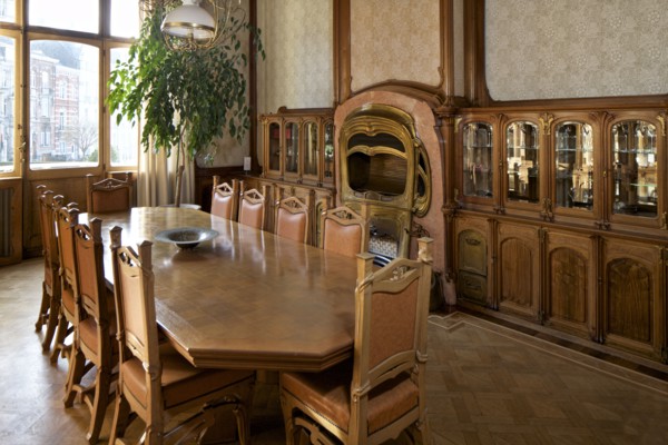 Interior-Hotel van Eetvelds, Av. Palmeston, Brussels, Belgium, (1895), c2014-2017. Artist: Alan John Ainsworth.