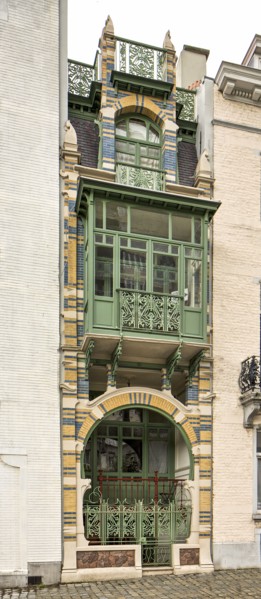 Maison Strauven, Brussels, Belgium, (1905), c2014-2017. Artist: Alan John Ainsworth.