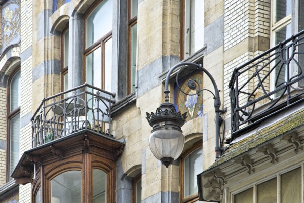 Avenue Jean Volders/Rue Vanderschrick, Brussels, Belgium, (1904), c2014-c2017. Artist: Alan John Ainsworth.