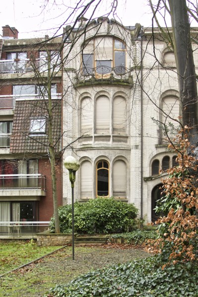 Hotel Hannon, rear elevation, Brussels, Belgium, (1902), c2014-c2017. Artist: Alan John Ainsworth.