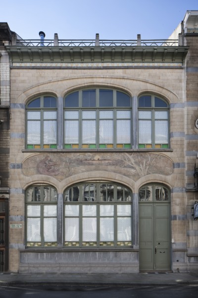 Maison-Atelier Louise de Hem, 15-17 Rue Darwin, Brussels, Belgium, (1902-1905), c2014-c2017. Artist: Alan John Ainsworth.