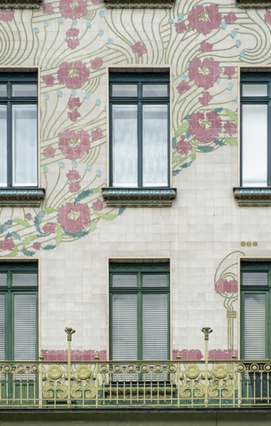 Wienzeilenhauser, Vienna,  Austria, (1898), 2015. Artist: Alan John Ainsworth.