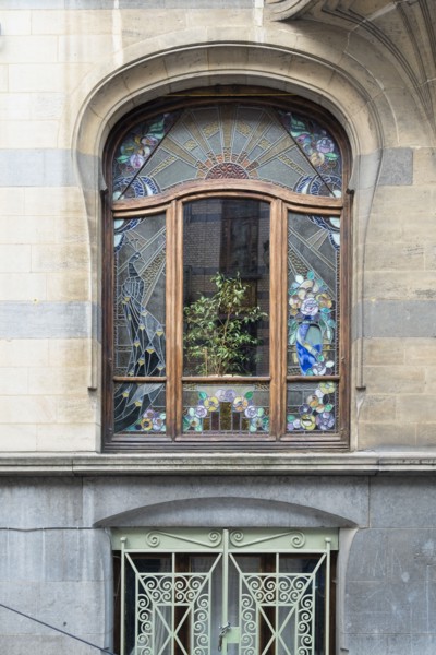 Miscellaneous Brussels art nouveau details, Belgium, c2014-c2017. Artist: Alan John Ainsworth.