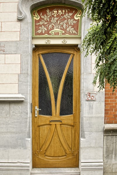 Miscellaneous Brussels art nouveau details, Belgium, c2014-c2017. Artist: Alan John Ainsworth.