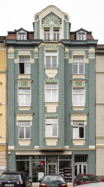 Jugenstil House, Graben 32, Weimar, Germany, (1904), 2018. Artist: Alan John Ainsworth.