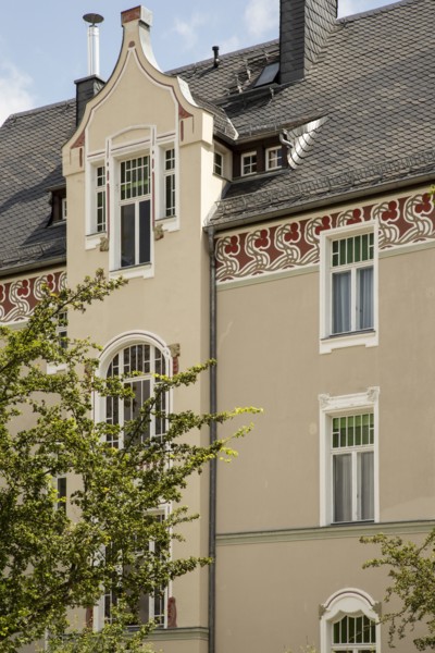 Jugenstil house, Cranachstrasse 12, Weimar, Germany, (1905), 2018. Artist: Alan John Ainsworth.