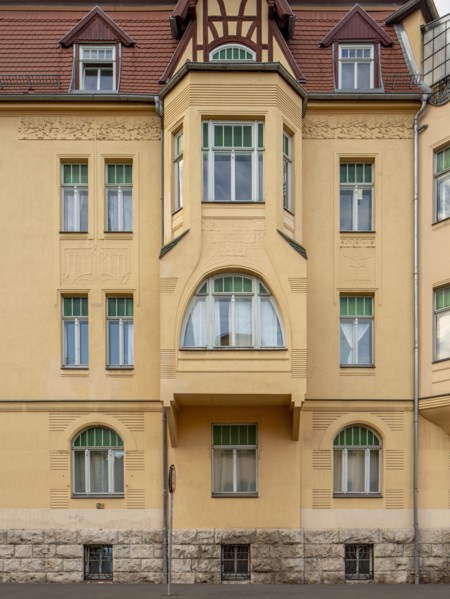 Jugendstil villa, Triererstrasse 75, Weimar, Germany, (1903-1904), 2018. Artist: Alan John Ainsworth.
