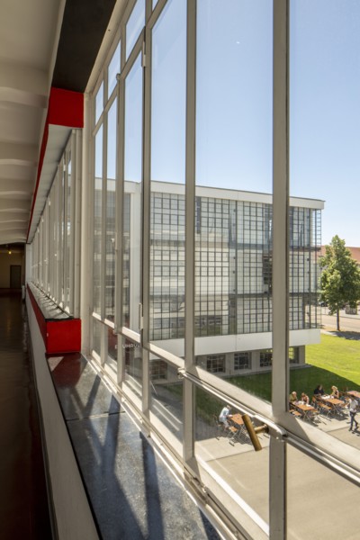 The Bauhaus building, Dessau, Germany, 2018.  Artist: Alan John Ainsworth.