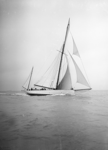 The yawl 'Celia', 1911. Creator: Kirk & Sons of Cowes.