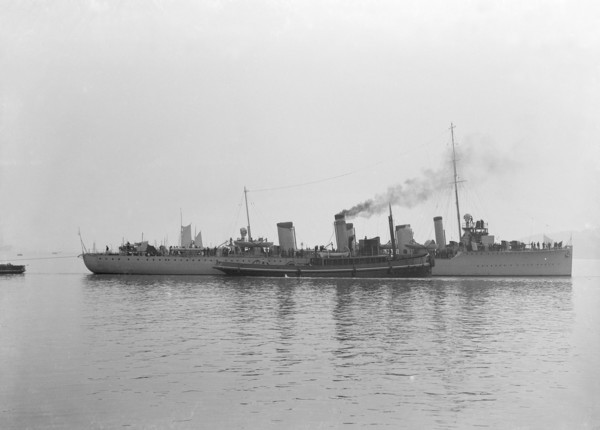 'HMS Broke', 1914. Creator: Kirk & Sons of Cowes.