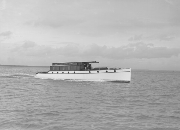 Cabin cruiser D.G.S.P., 1913. Creator: Kirk & Sons of Cowes.