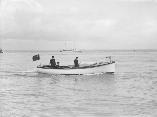 The Royal Thames Yacht Club's motor launch 'Salee Rover', 1912. Creator: Kirk & Sons of Cowes.