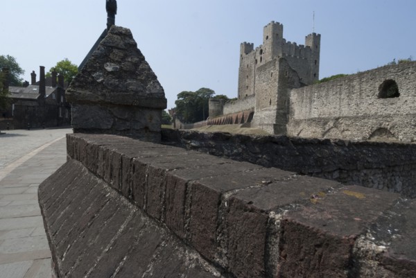 UK, Rochester, Rochester Castle, 2009. Creator: Ethel Davies.