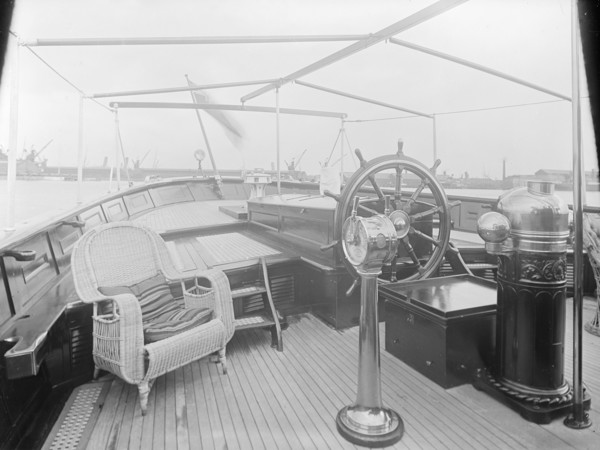 Gale damage on barge 'Beryl' (press print), 1936. Creator: Kirk & Sons of Cowes.