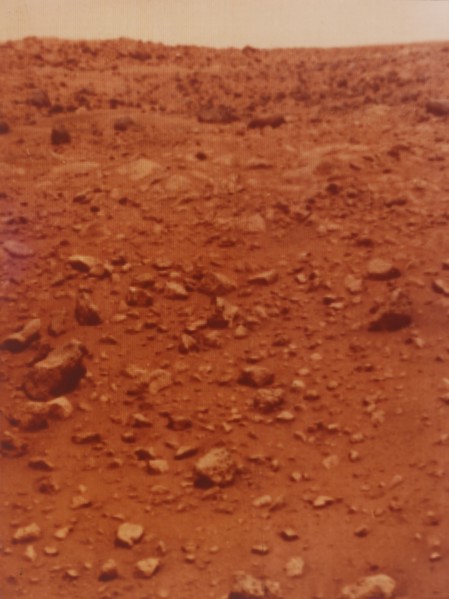 Martian planet surface, Viking 1 Mission to Mars, 1976. Creator: NASA.