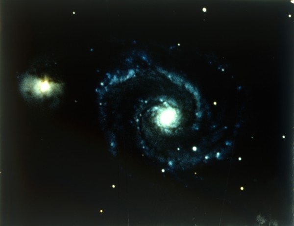 Whirlpool Galaxy in Canes Venatici. Creator: NASA.