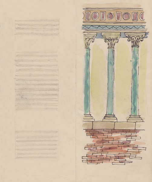 Florence leaflet, 1952. Creator: Shirley Markham.