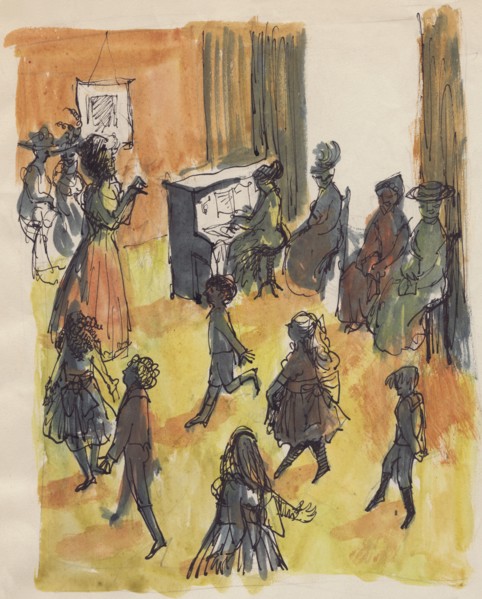 Dancing class, c1950. Creator: Shirley Markham.