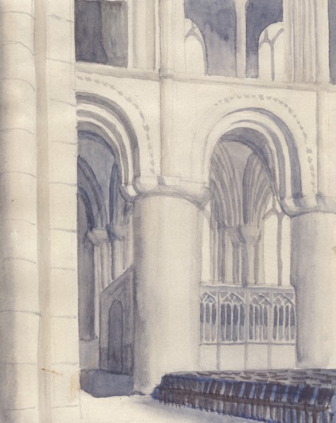 'Hereford Cathedral', 1951. Creator: Shirley Markham.
