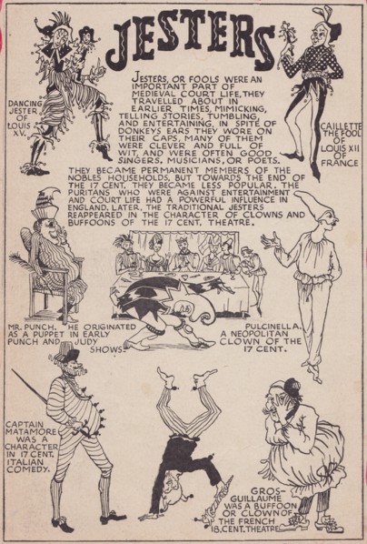 Jesters, c1955. Creator: Shirley Markham.