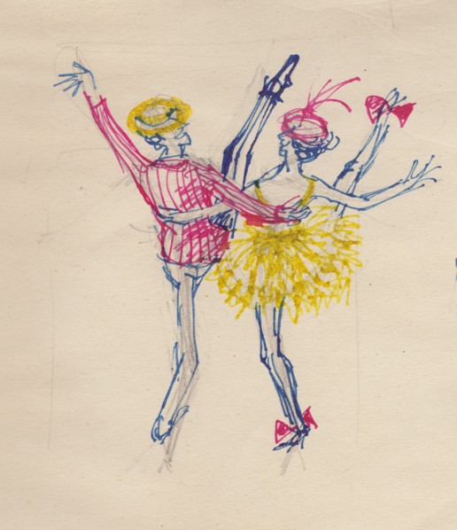Couple dancing, c1950. Creator: Shirley Markham.