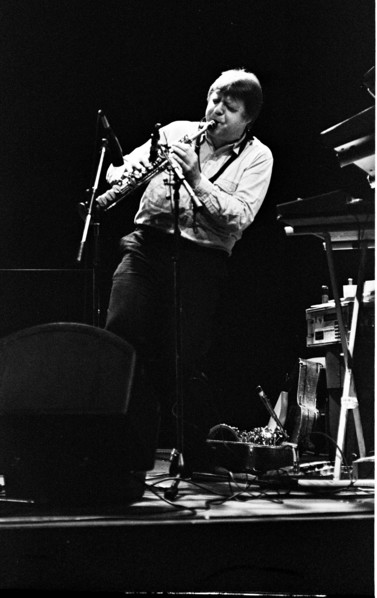 John Surman, Hawth, Crawley, West Sussex, Jan 1989. Creator: Brian O'Connor.