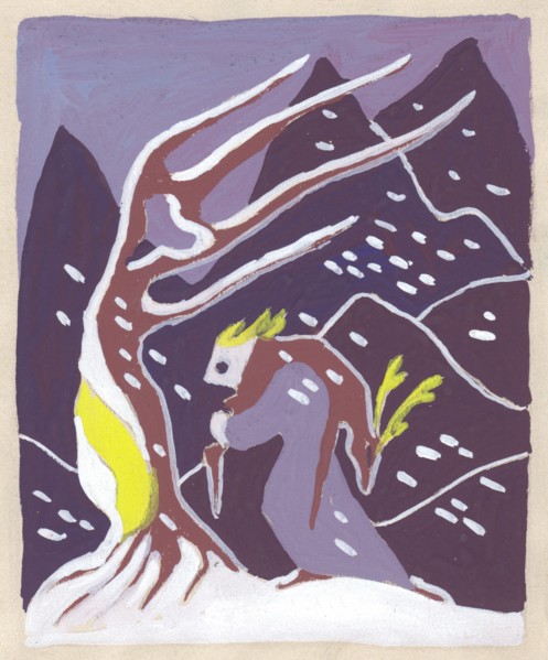 Winter study, c1950. Creator: Shirley Markham.
