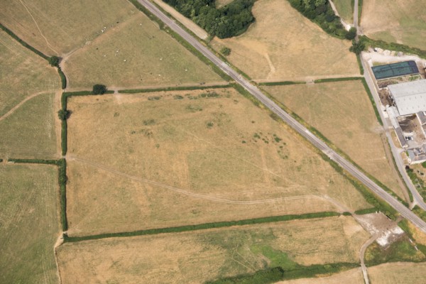 Earthwork remains of Witham Priory, Witham Friary, Somerset, 2018