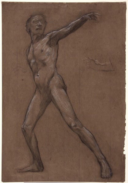 Figure Study for "Judas", c1910-1911.