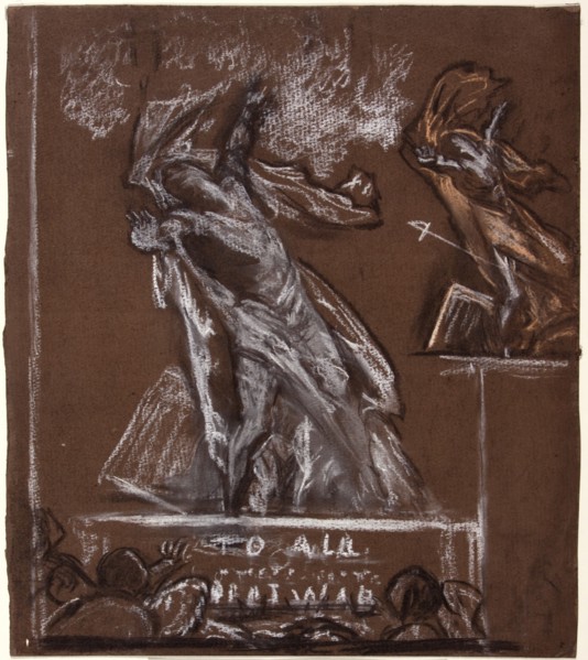 Figure Study for a War Memorial, c1920.