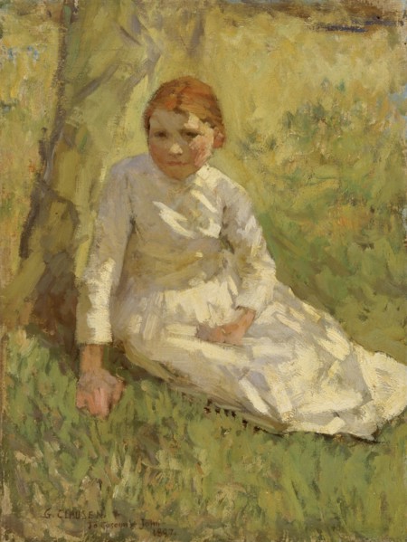 Girl in a field, 1897.