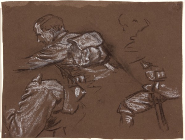 Studies for 'Mametz Wood', c1916.