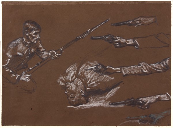 Studies for 'Mametz Wood', c1916.