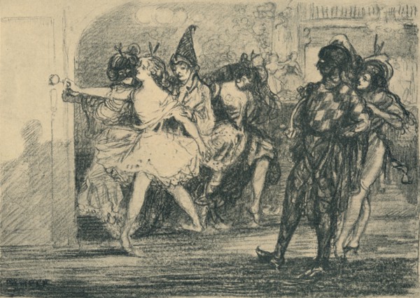 'Entrée Au Scene', c1904, (1935).  Creator: Charles Conder.