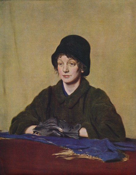 The Girl with the Tattered Glove', 1909, (1935).